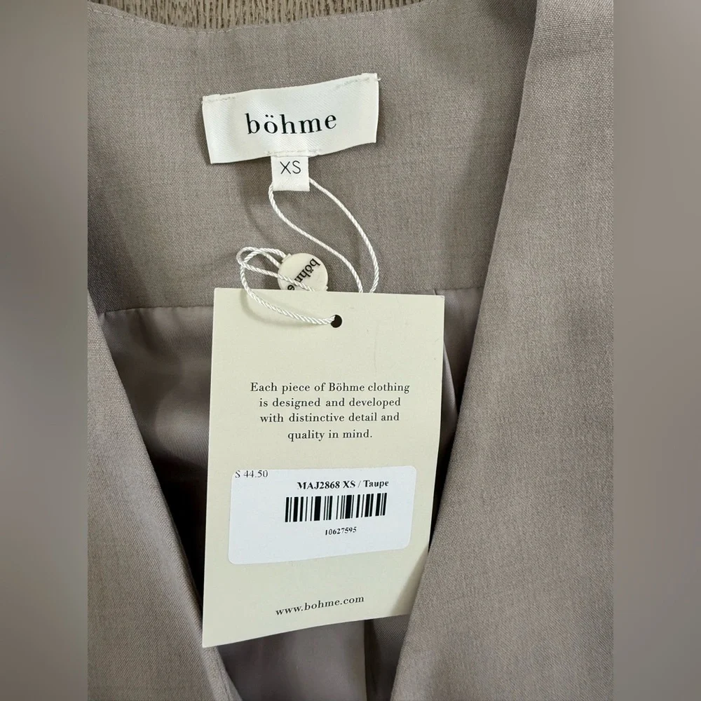 Bohme Light Gray Sleeveless Vest - Picture 4 of 4